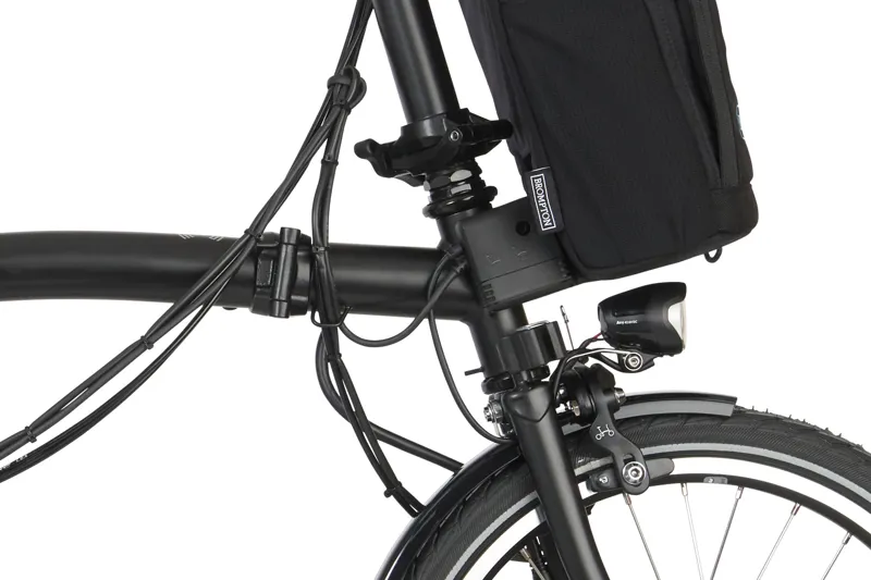 Brompton Electric C Line Explore Folding Bike 2023 in Black-6